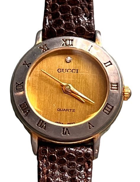 vintage gucci watch japan movt|authentic vintage gucci watch.